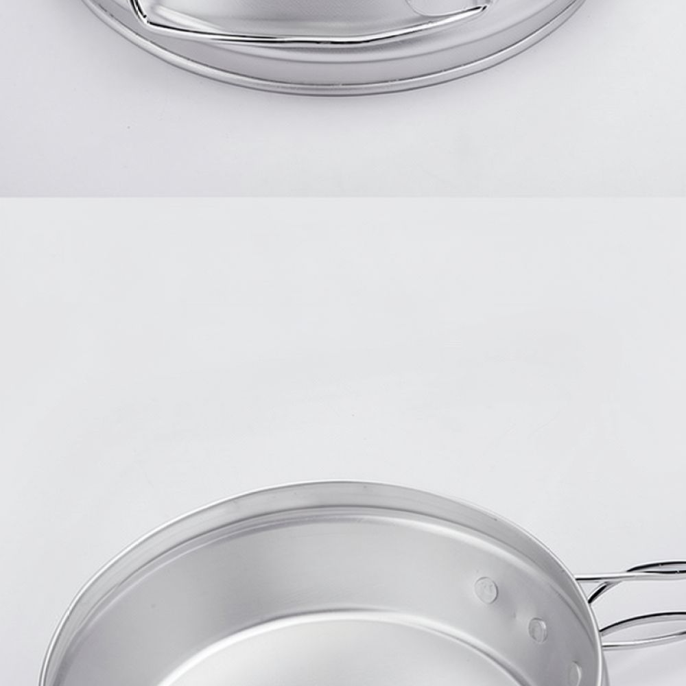Portable Aluminum Camping Pot  - đánh giá và giá Camping Cooking Dining Set