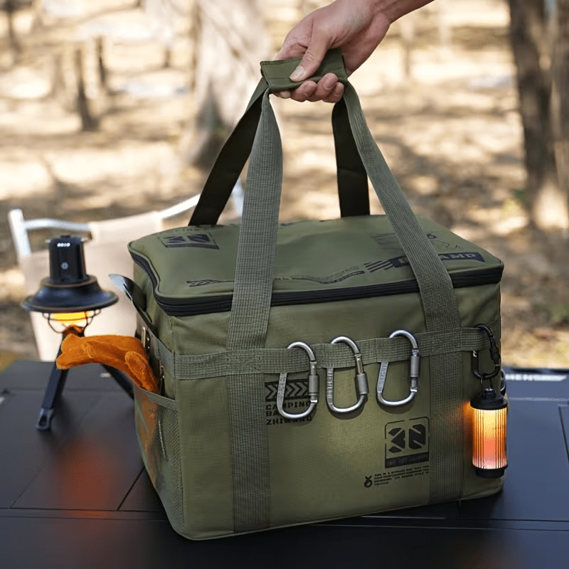 Heavy-Duty Large Capacity Camp - đánh giá và giá Camping Cooking Organizer