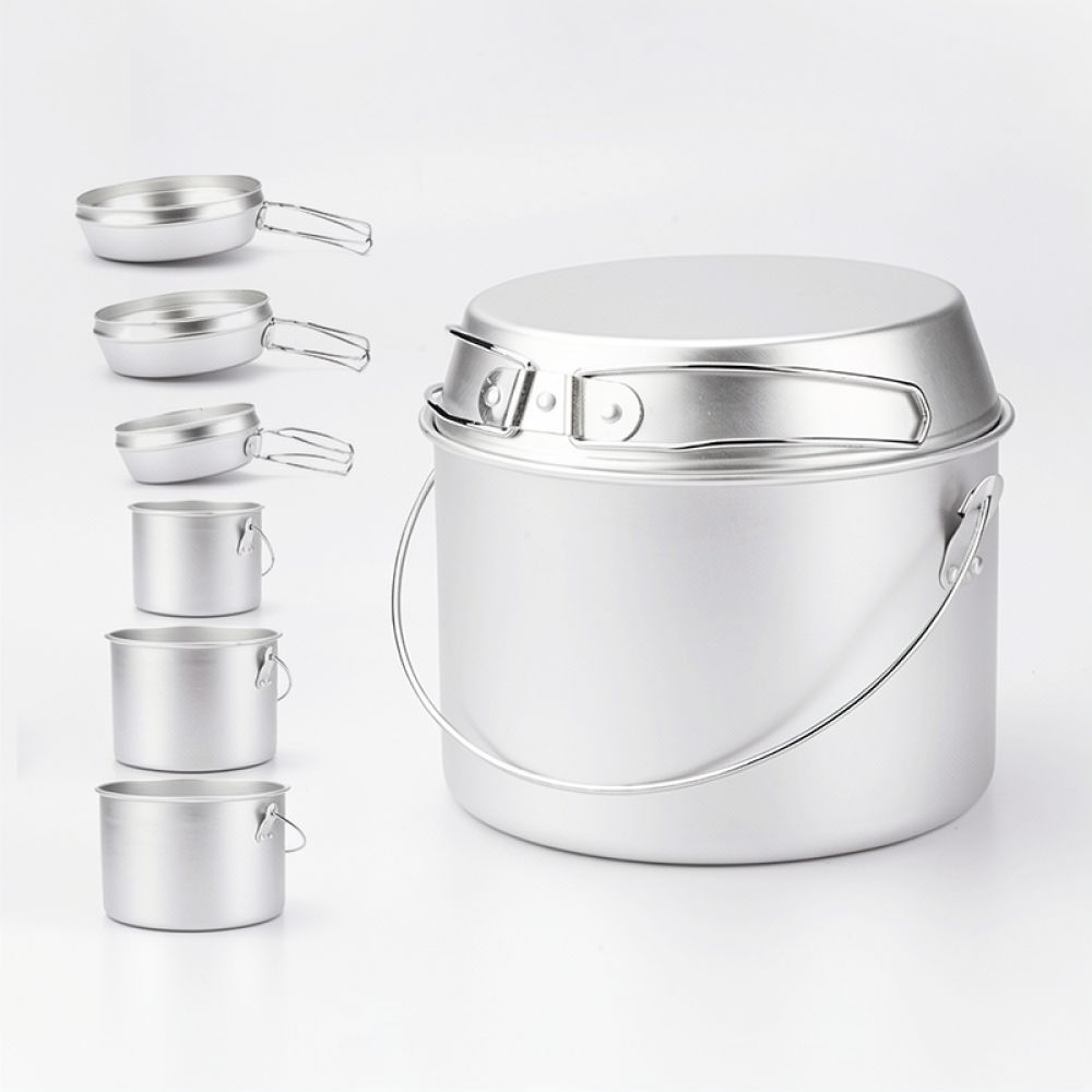 Outdoor Camping Cookware Set F - đánh giá và giá Camping Cooking Dining Set